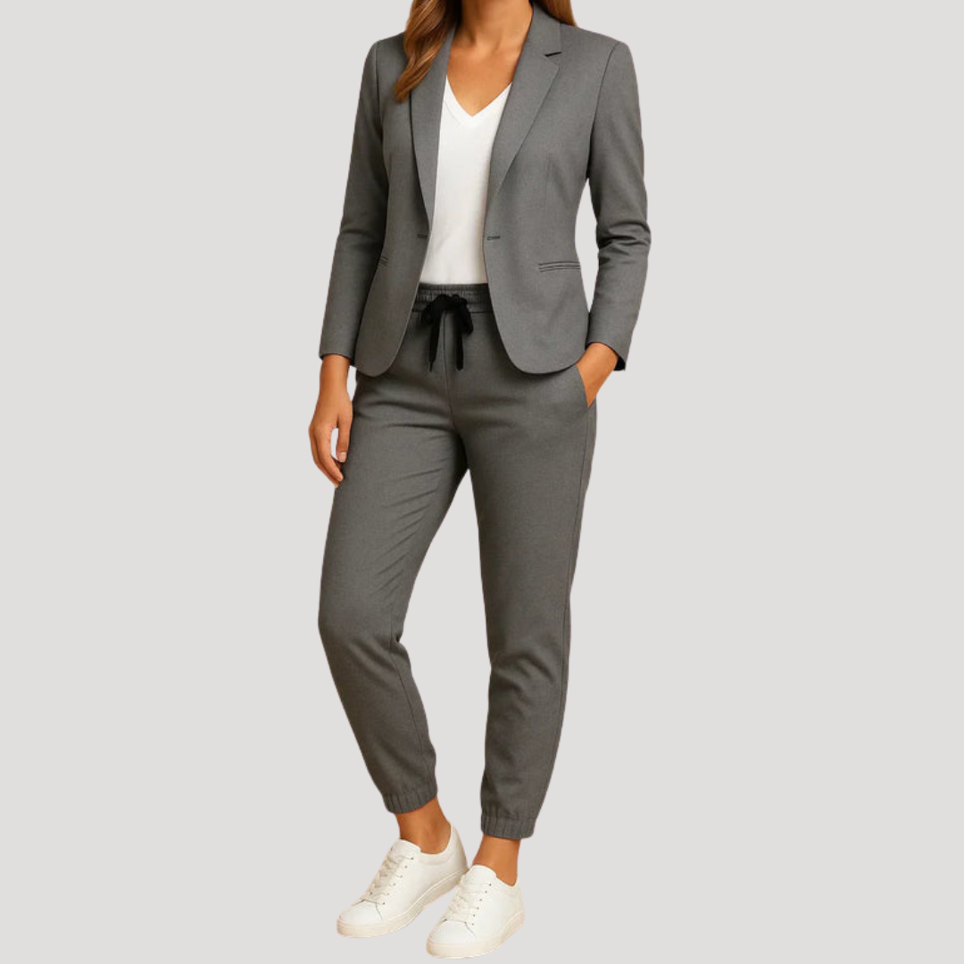 Klara | Damen Hosenanzug Blazer Set Zweiteiler