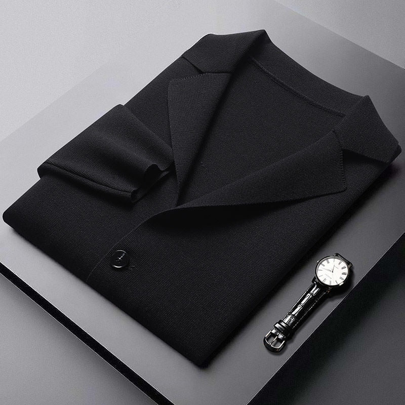 Hochwertige Herren-Strickjacke im klassischen Stil - Modell Rudiger