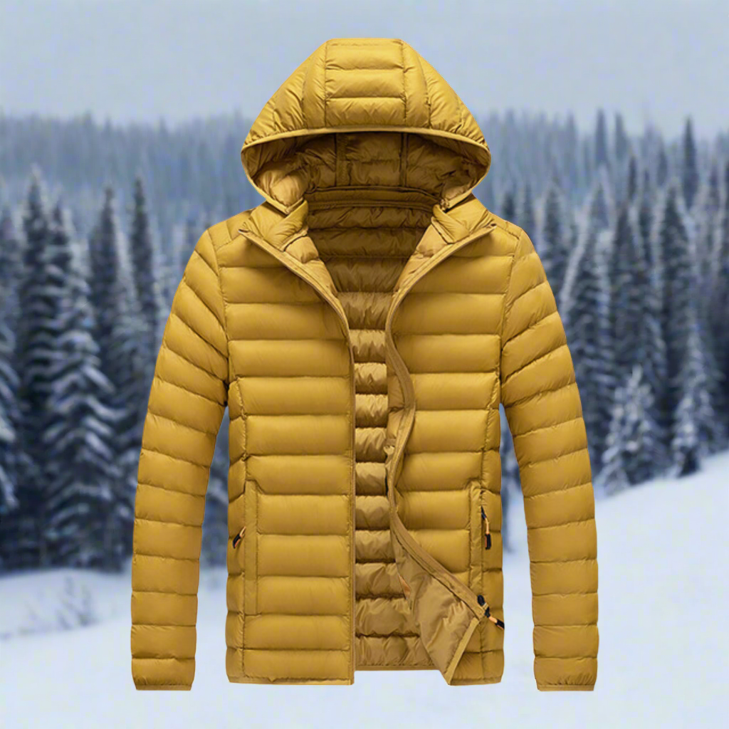 Wasserdichte Herren-Winterjacke im klassischen Stil - Aurelio