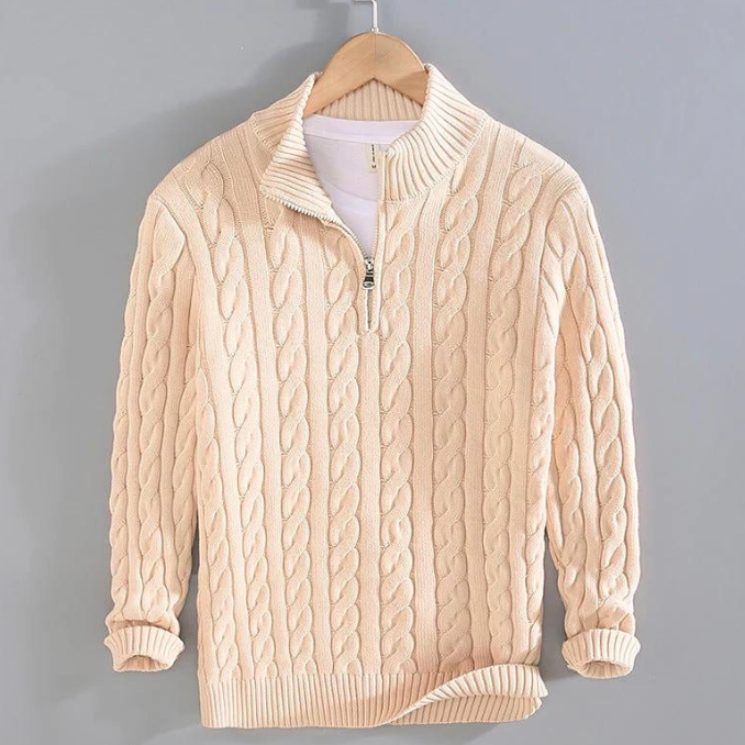 Levin: Klassischer Herrenpullover aus Strick