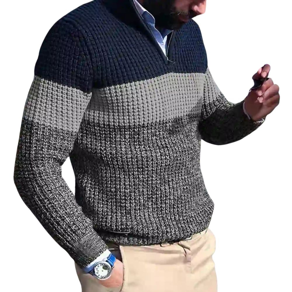 Herren-Zipperpullover Florian - Klassisch