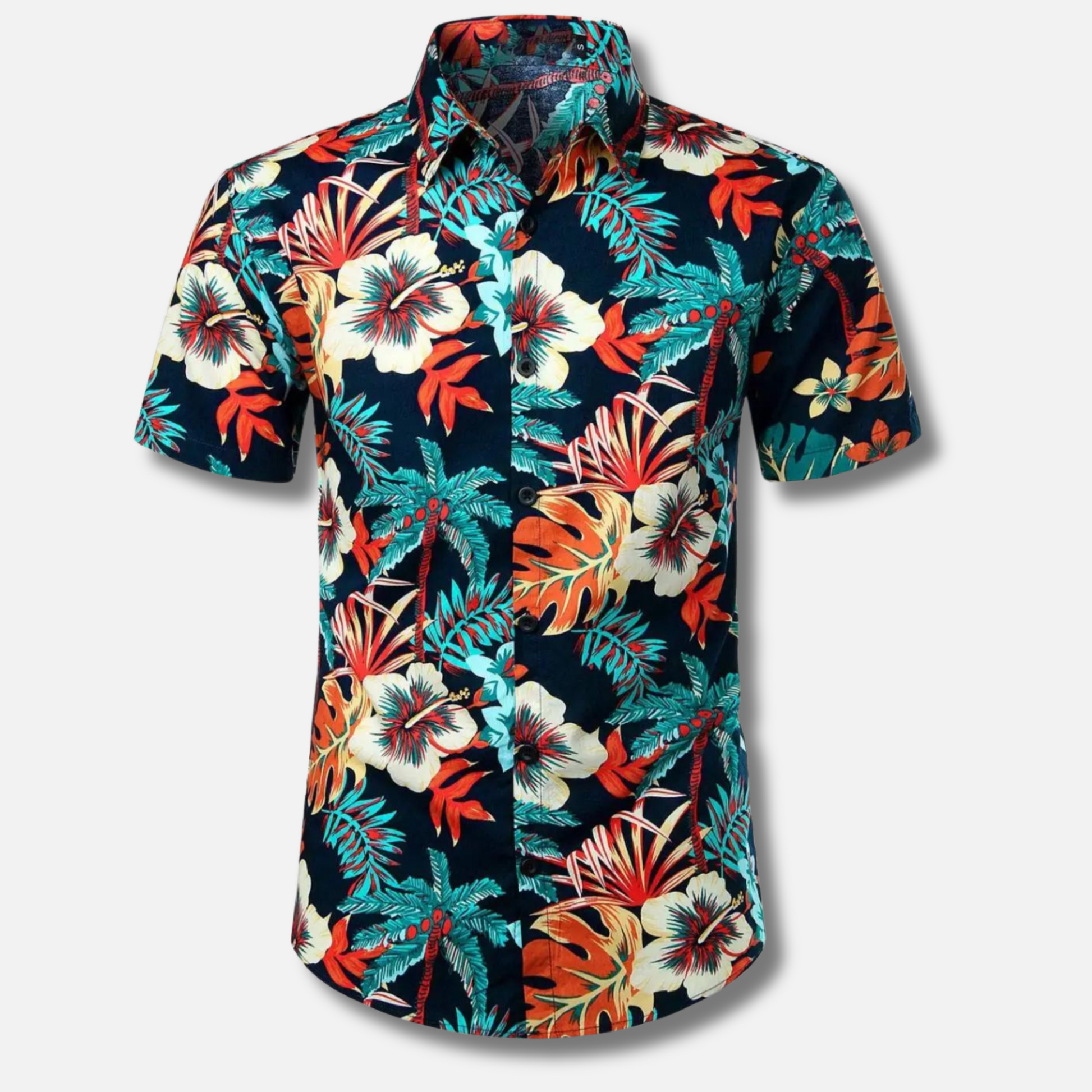Hawaiianisches Herrenhemd im klassischen Stil - Alfred