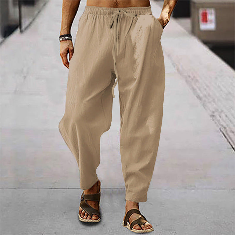 Korbinian | Herren Leichte Sommerhose mit Kordelzug