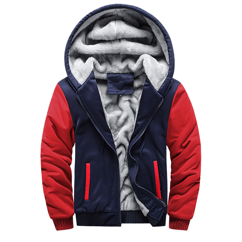 Weiche Fleecejacke mit Kapuze – Diether