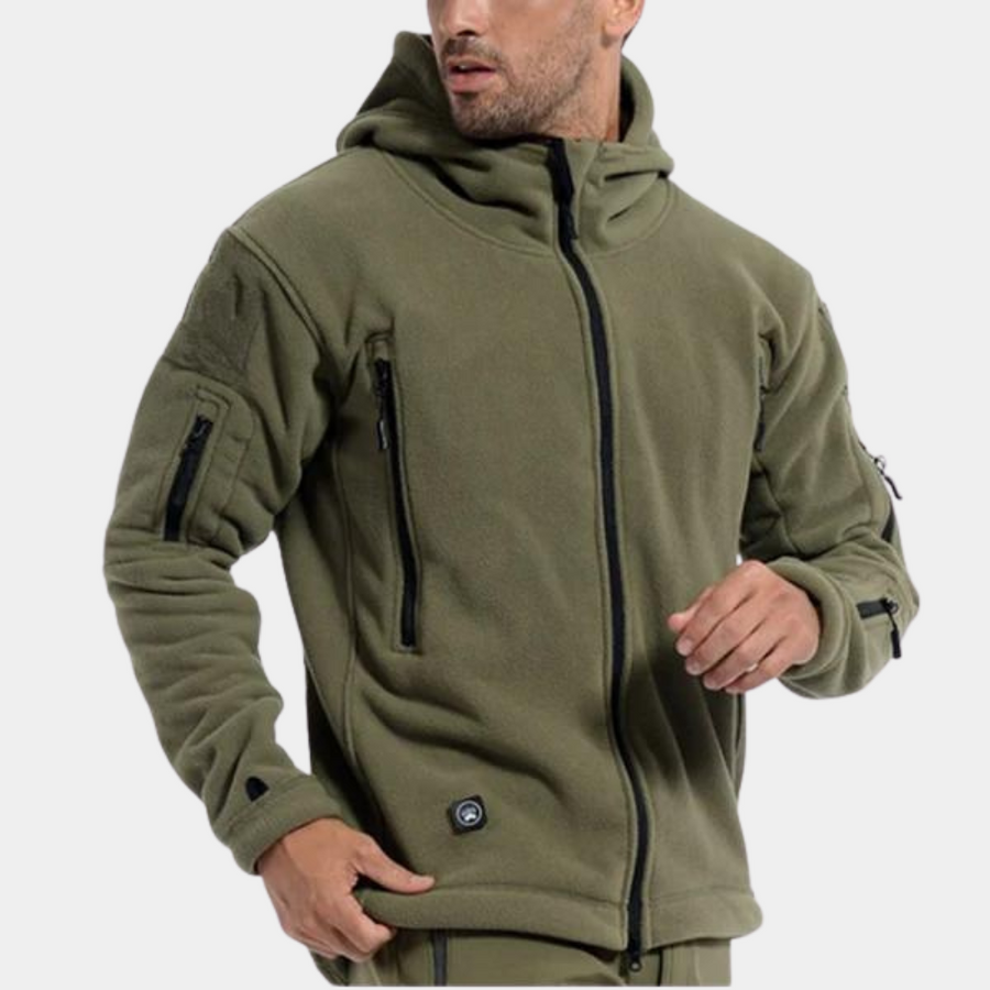 Fleece-Kapuzenjacke von Fudus für kaltes Wetter