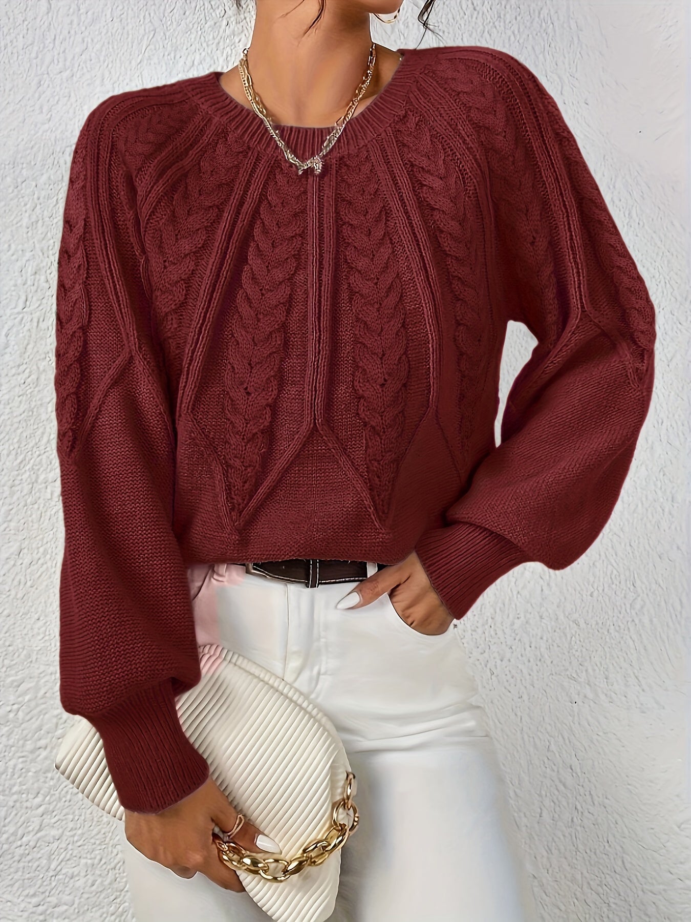 Weicher Strickpullover Merle