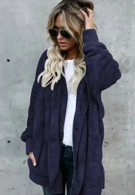 Krohn-e | Warme Teddy Fleecejacke