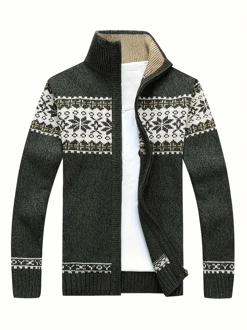 Entspannte skandinavische Strickjacke Ulrich
