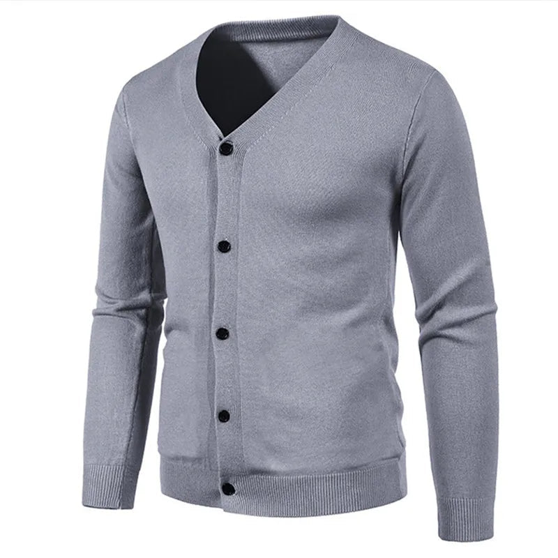 Herren-Strickjacke Robby mit lässiger Knopfleiste