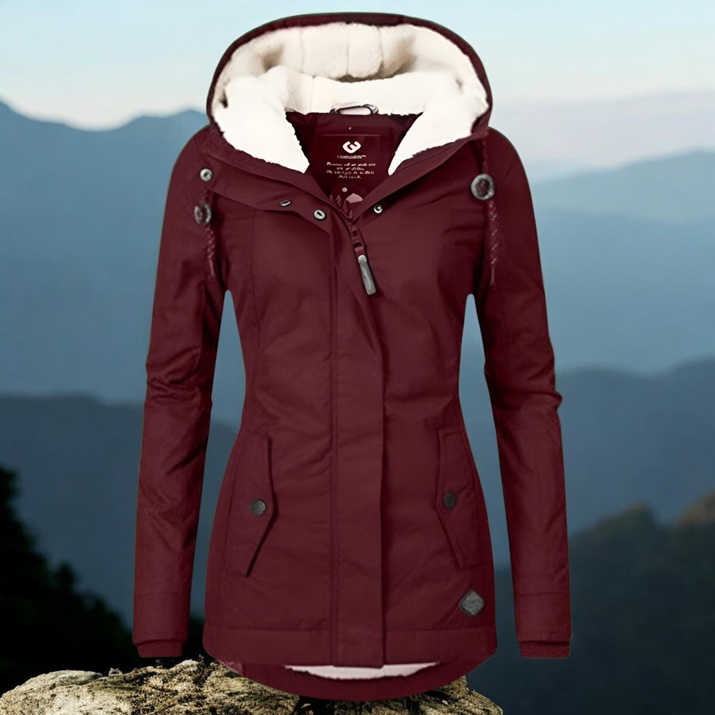 Damen Winterjacke mit Kapuze - Modell Henriette