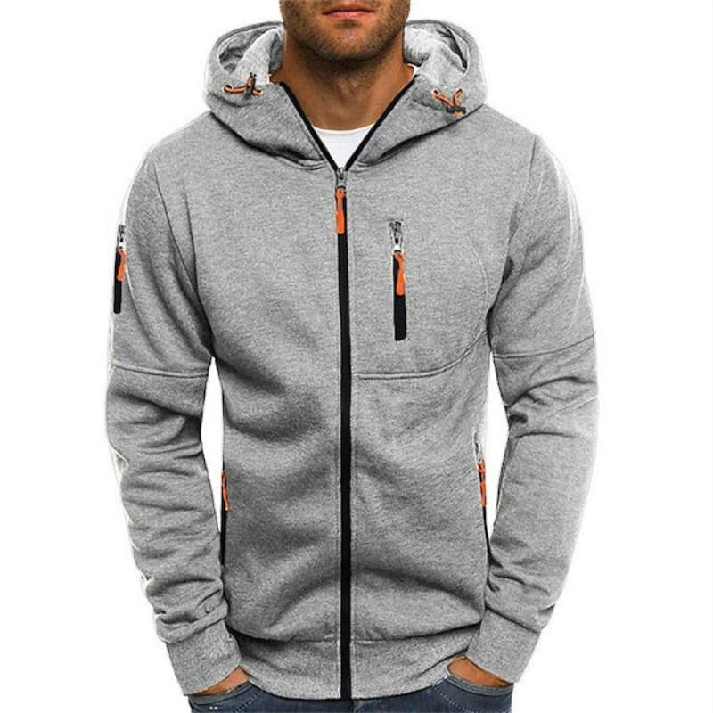 Coole Kapuzenjacke für Herren - Jeans-Look