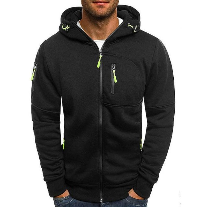 Coole Kapuzenjacke für Herren - Jeans-Look
