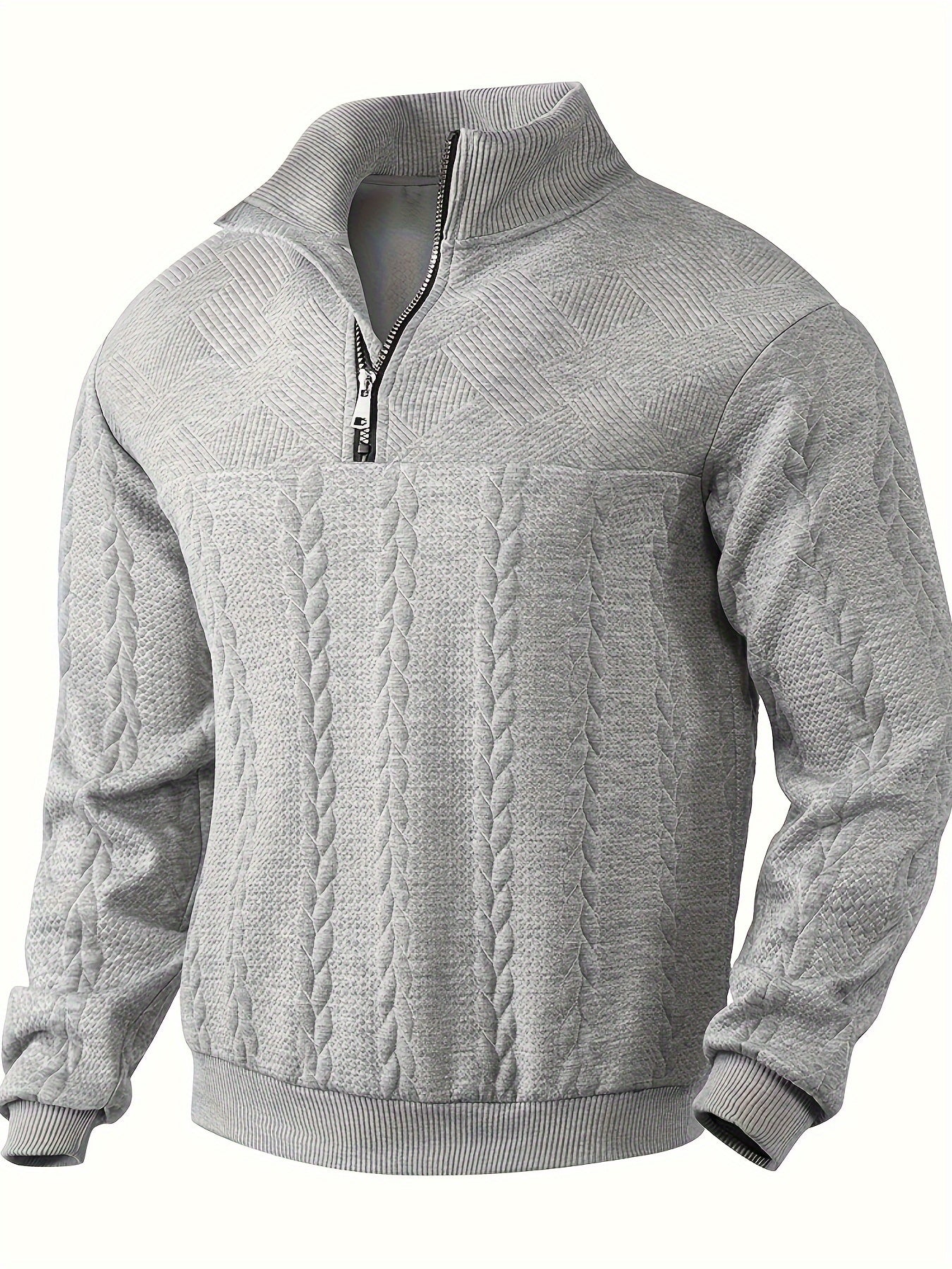 Herren-Zip-Pullover Jason - lässiger Schnitt