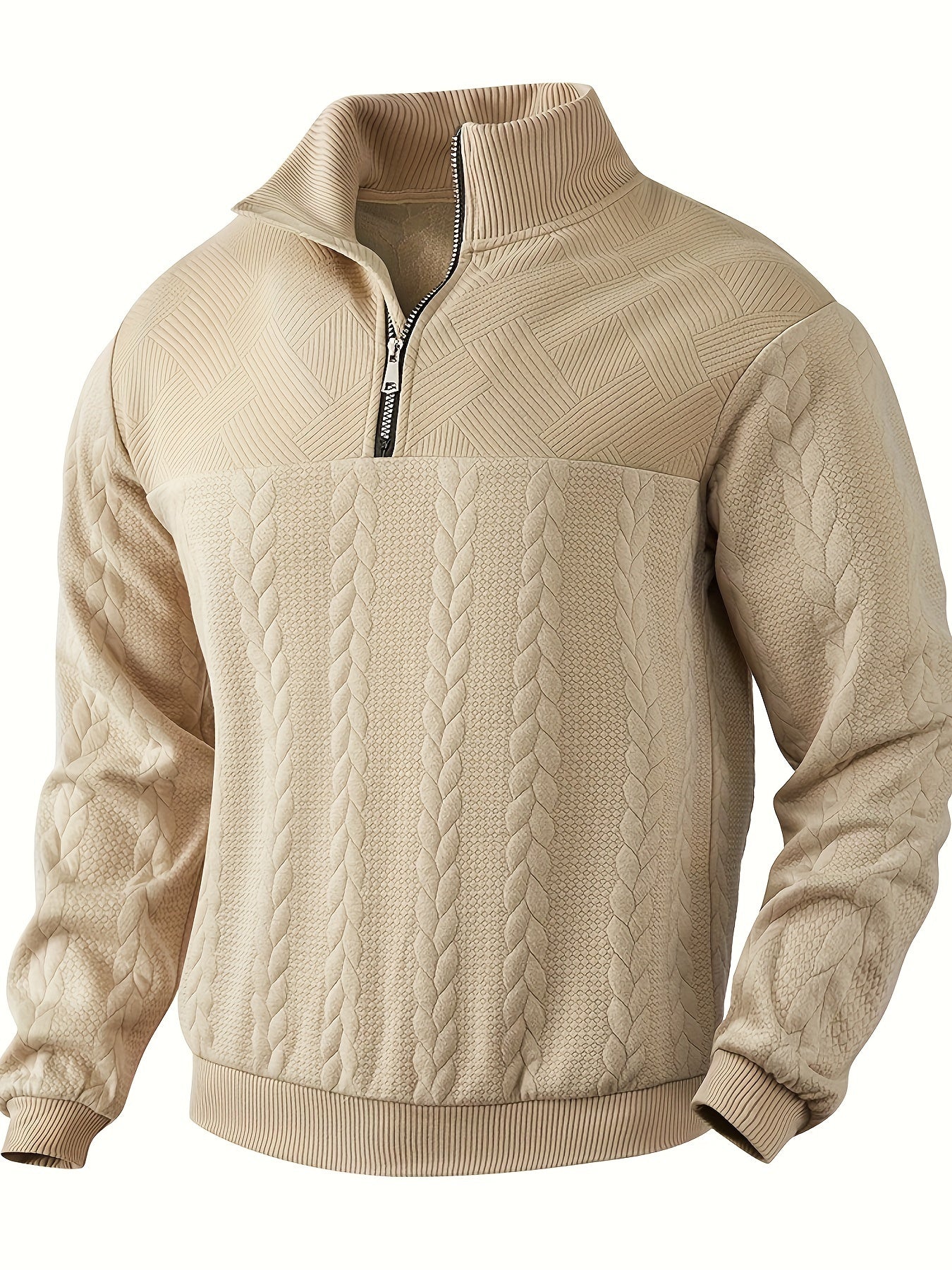 Herren-Zip-Pullover Jason - lässiger Schnitt