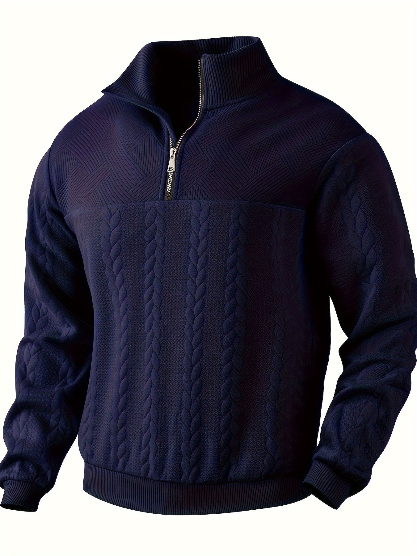 Herren-Zip-Pullover Jason - lässiger Schnitt