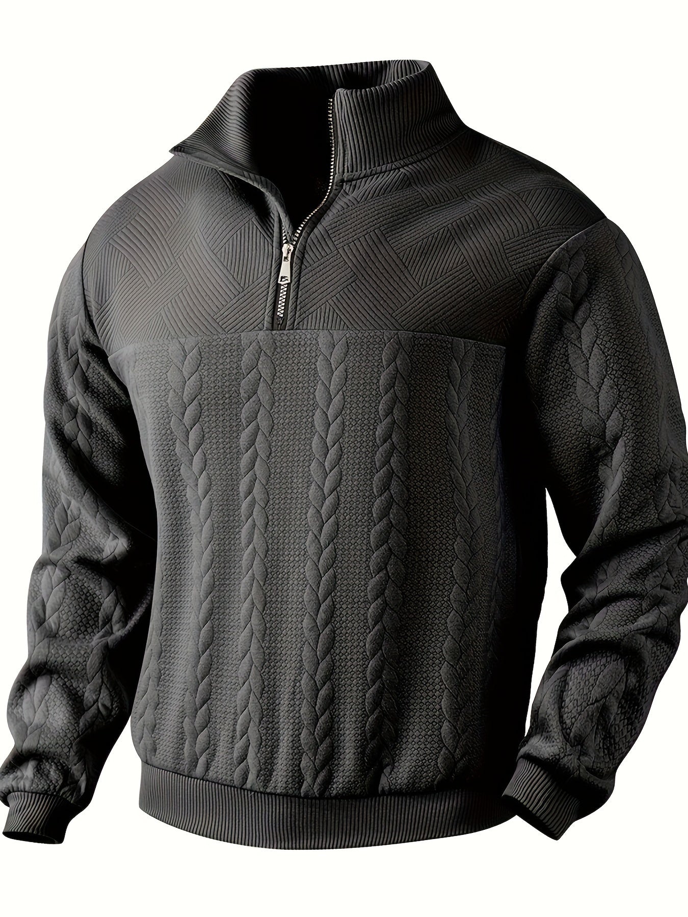Herren-Zip-Pullover Jason - lässiger Schnitt