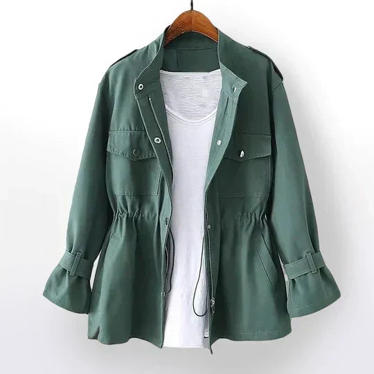 Krohn-e | elegante Damen Leichtgewichtjacke mit praktischen Funktionen
