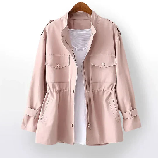 Krohn-e | elegante Damen Leichtgewichtjacke mit praktischen Funktionen