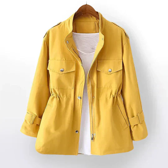 Krohn-e | elegante Damen Leichtgewichtjacke mit praktischen Funktionen