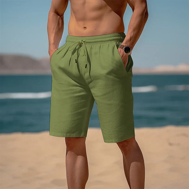 Modische Herren-Leinenshorts von Gustavus