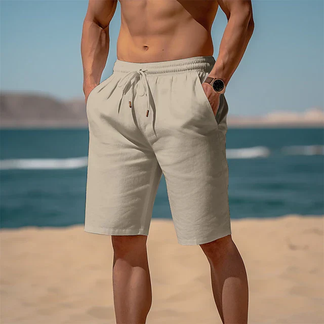 Modische Herren-Leinenshorts von Gustavus