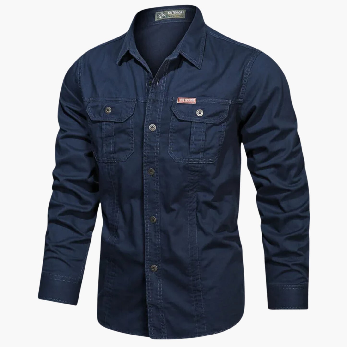 Jonas | Herren Outdoor Hemd Langarm mit Brusttaschen