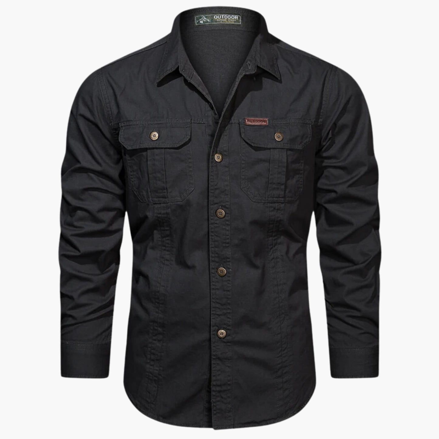 Jonas | Herren Outdoor Hemd Langarm mit Brusttaschen