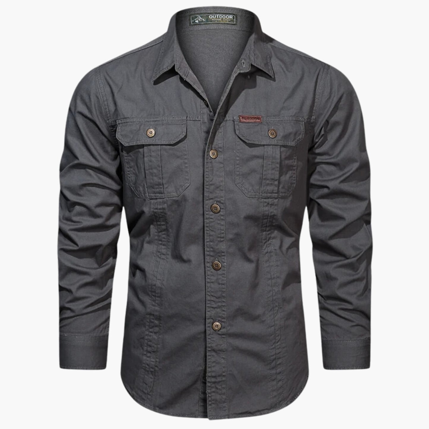 Jonas | Herren Outdoor Hemd Langarm mit Brusttaschen