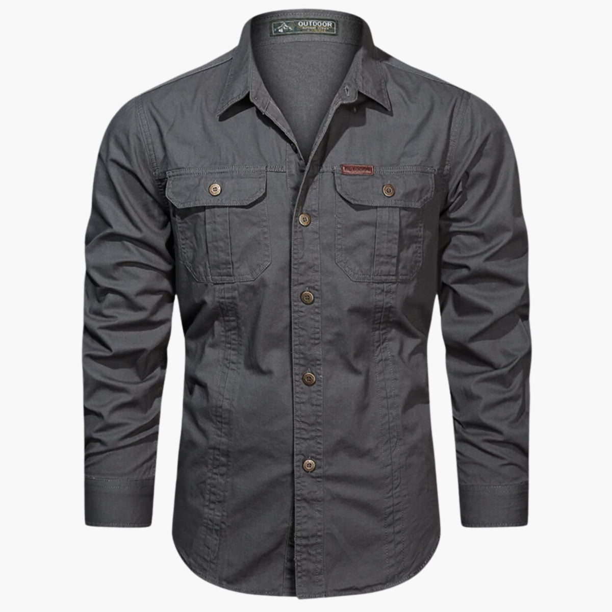 Jonas | Herren Outdoor Hemd Langarm mit Brusttaschen