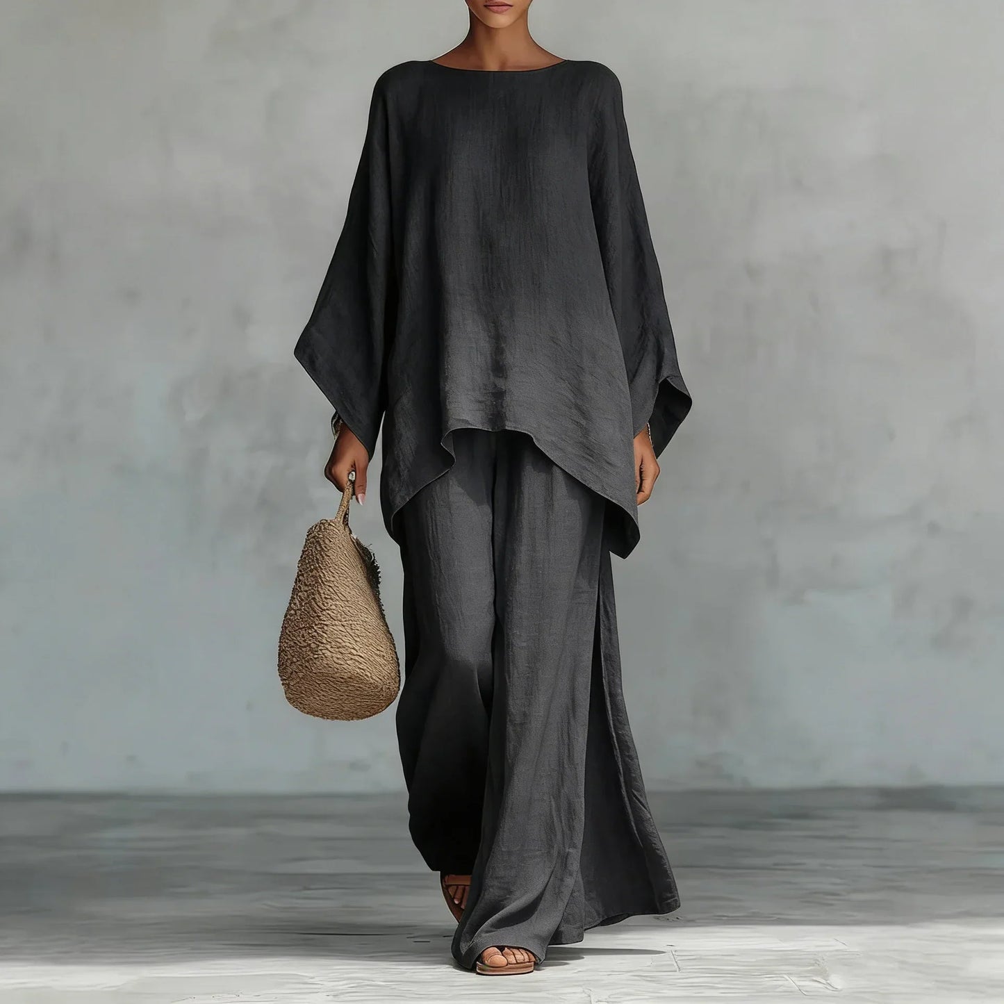 Lieselotte | Damen Oversized Poncho Set
