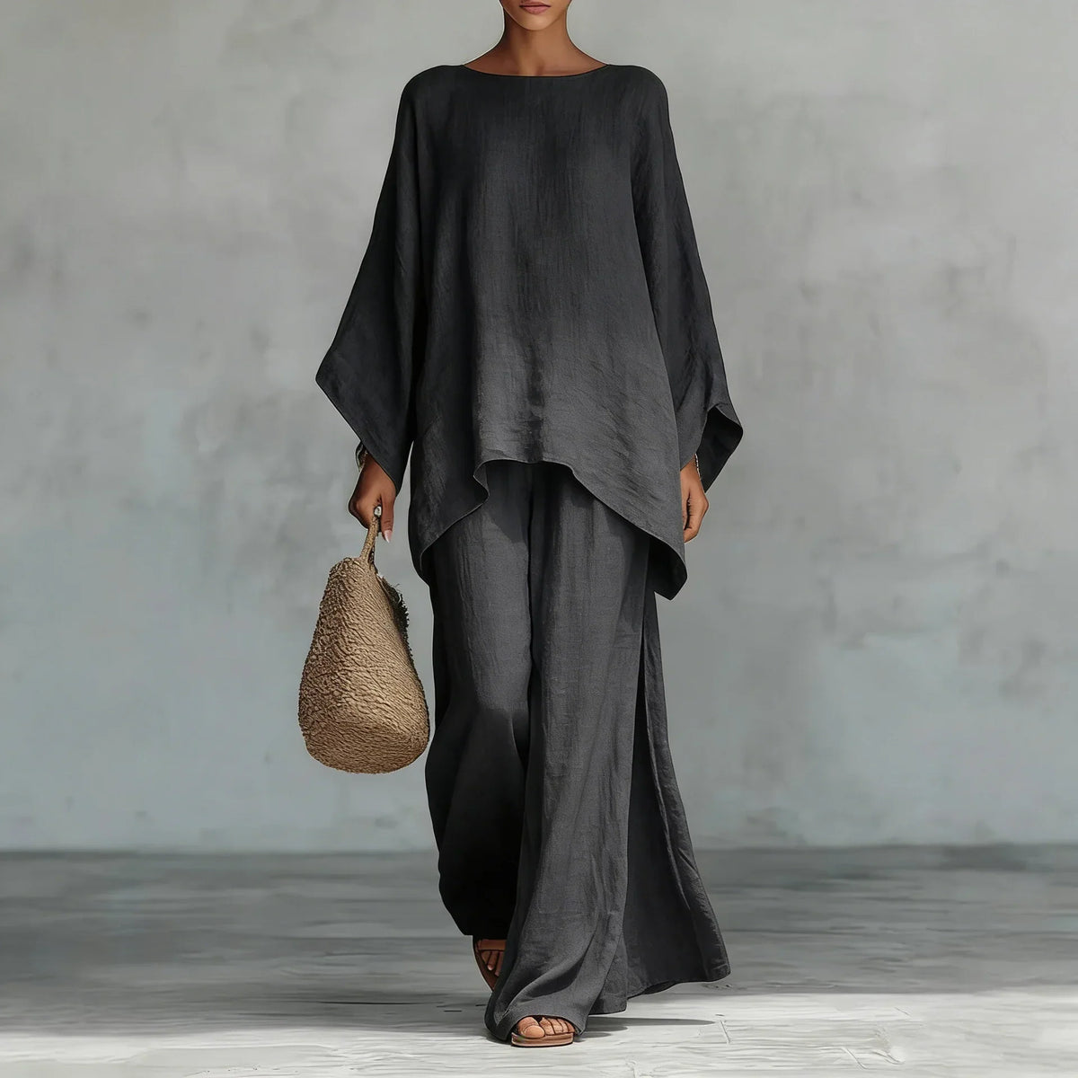 Lieselotte | Damen Oversized Poncho Set