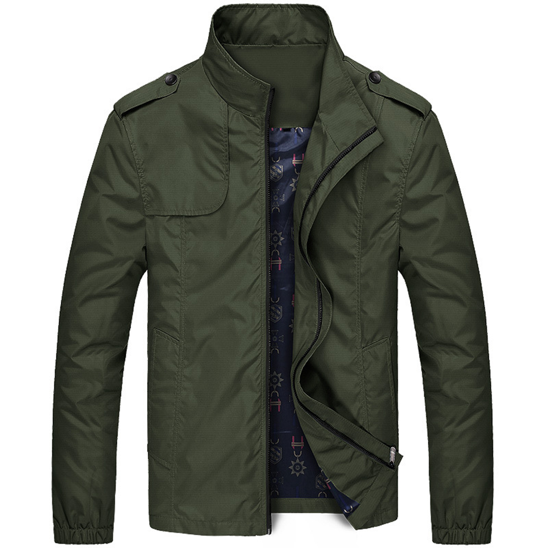 Krohn-e | Herren Atmungsaktive Sommerjacke mit Verstellbarem Schnitt