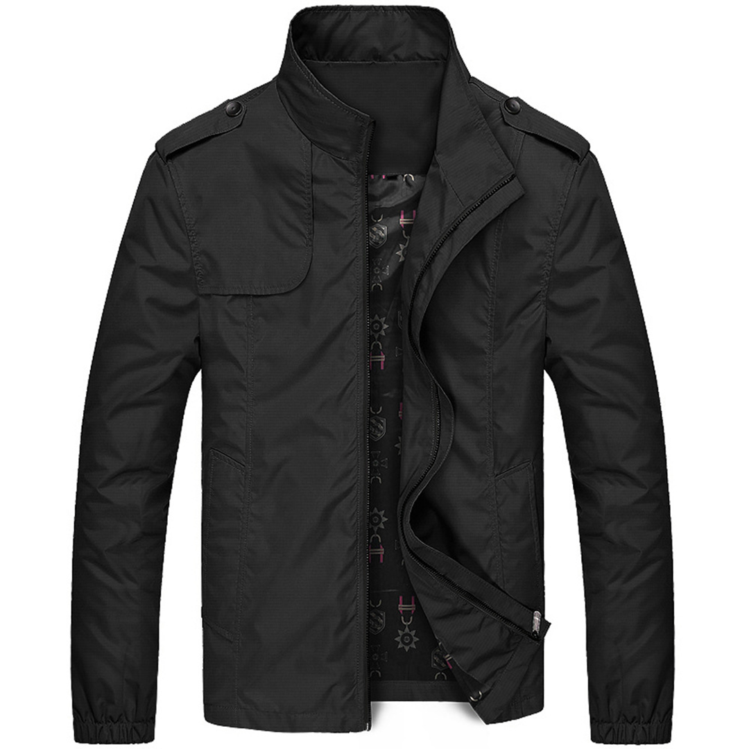 Krohn-e | Herren Atmungsaktive Sommerjacke mit Verstellbarem Schnitt