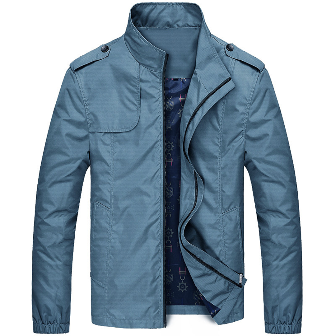 Krohn-e | Herren Atmungsaktive Sommerjacke mit Verstellbarem Schnitt