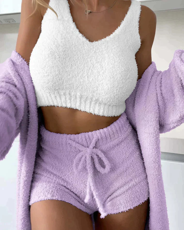 OLIVIA: Gemütliches Strickset (3-teilig)
