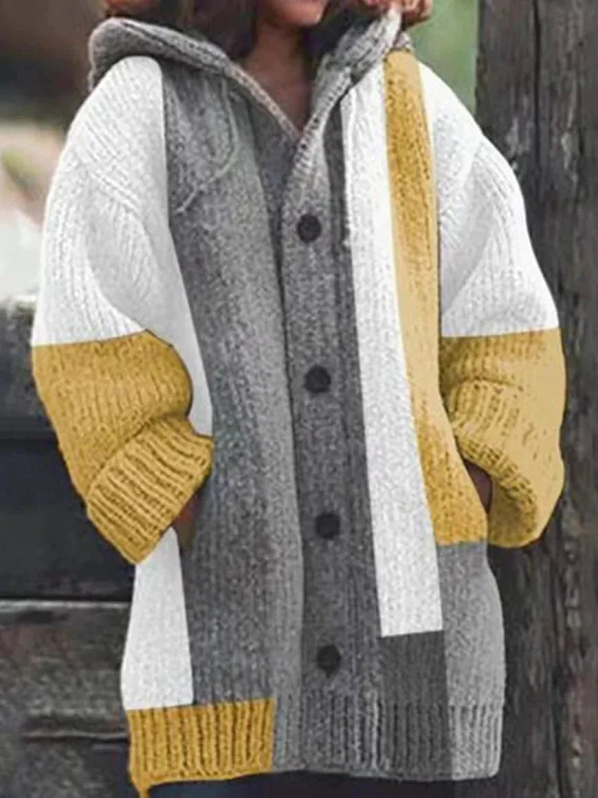 Krohn-e | Lässig und Entspannt Winter Strickjacke