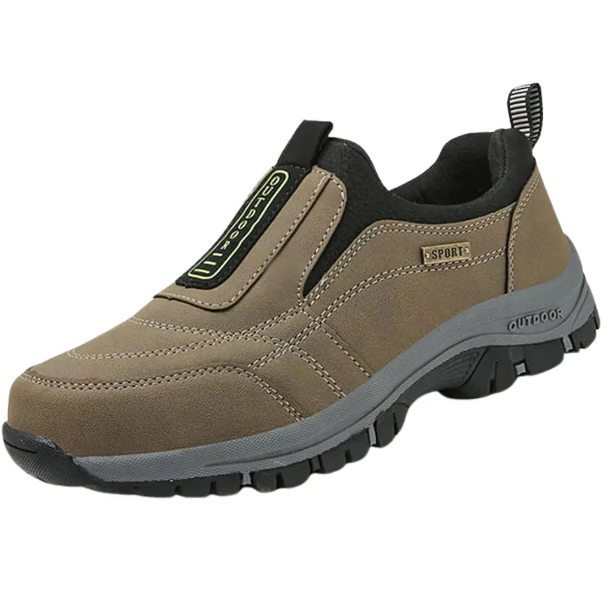 Angelo | Herren Slip-On Sneaker Outdoor Wanderschuhe ohne Schnürsenkel