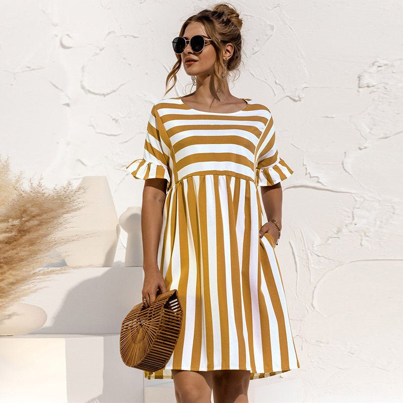 Luitlisa gestreiftes Sommerkleid