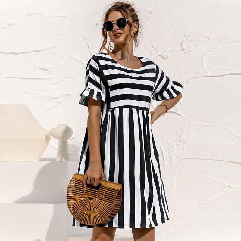 Luitlisa gestreiftes Sommerkleid