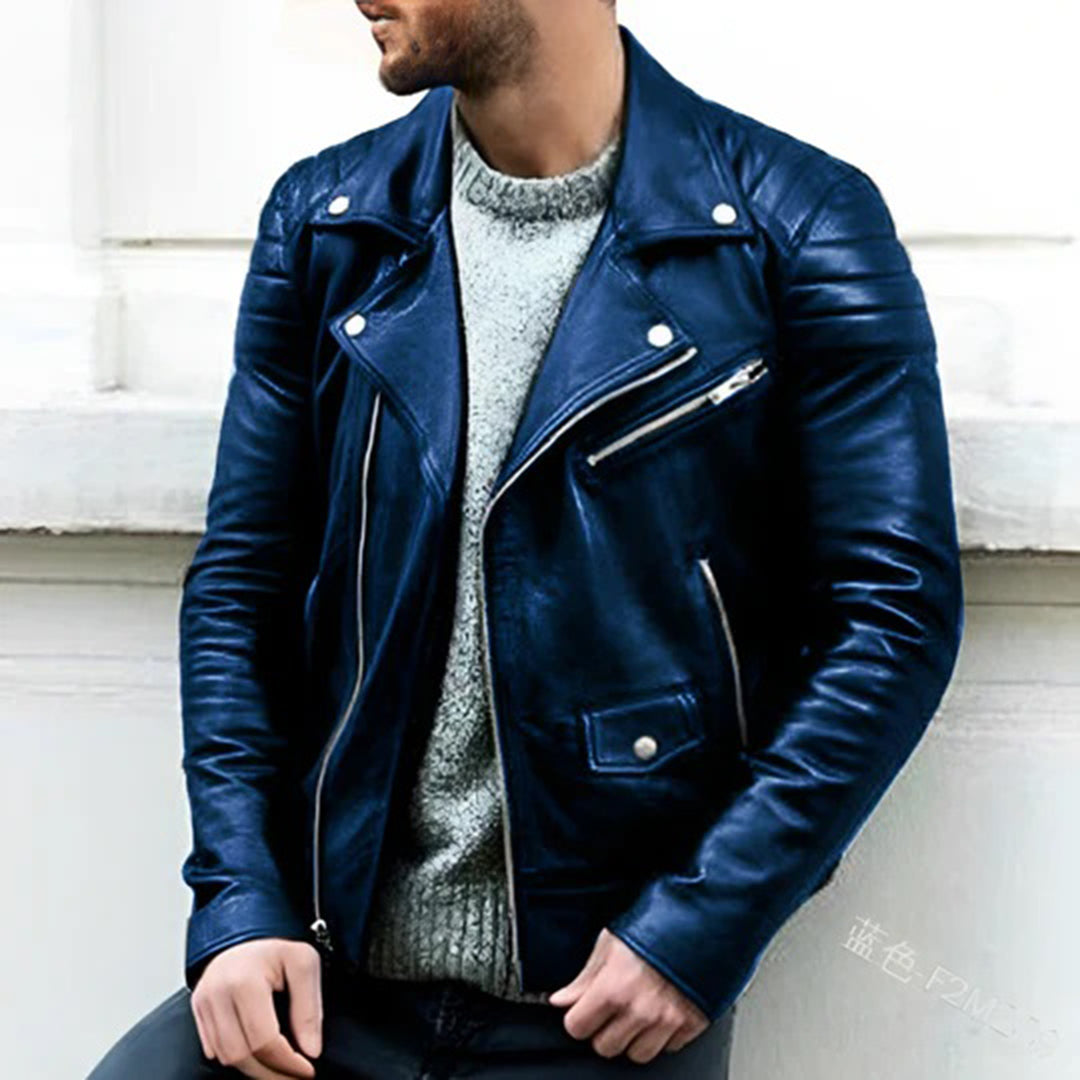 Krohn-e | Herren Leder Bikerjacke