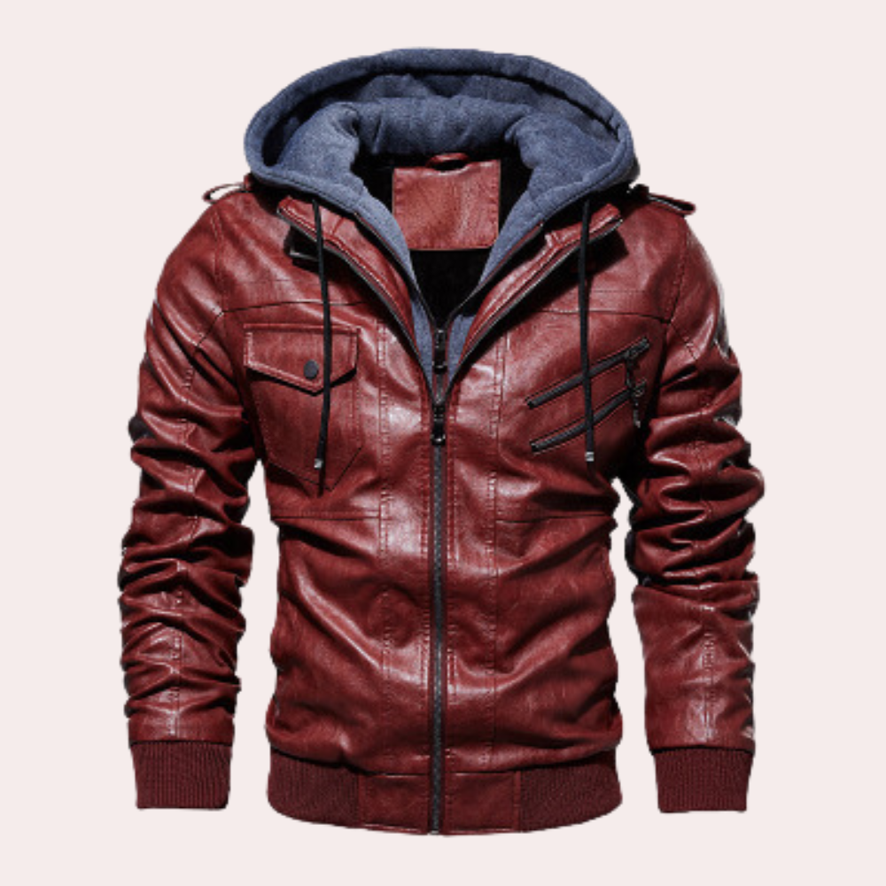 Hochwertige Lederjacke für den Winter - Modell Arnulf