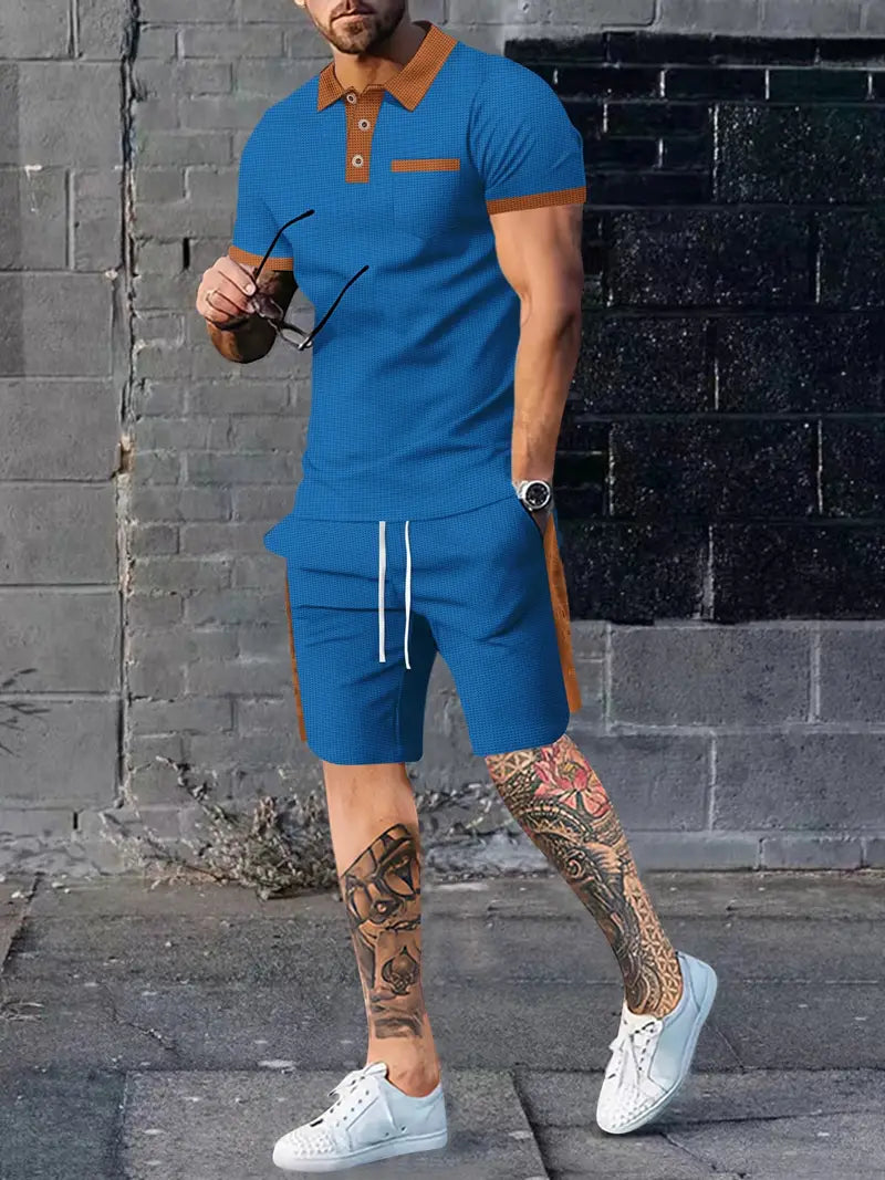 Hagen Sommer-Set: Luxuriöses Shorts und Poloshirt