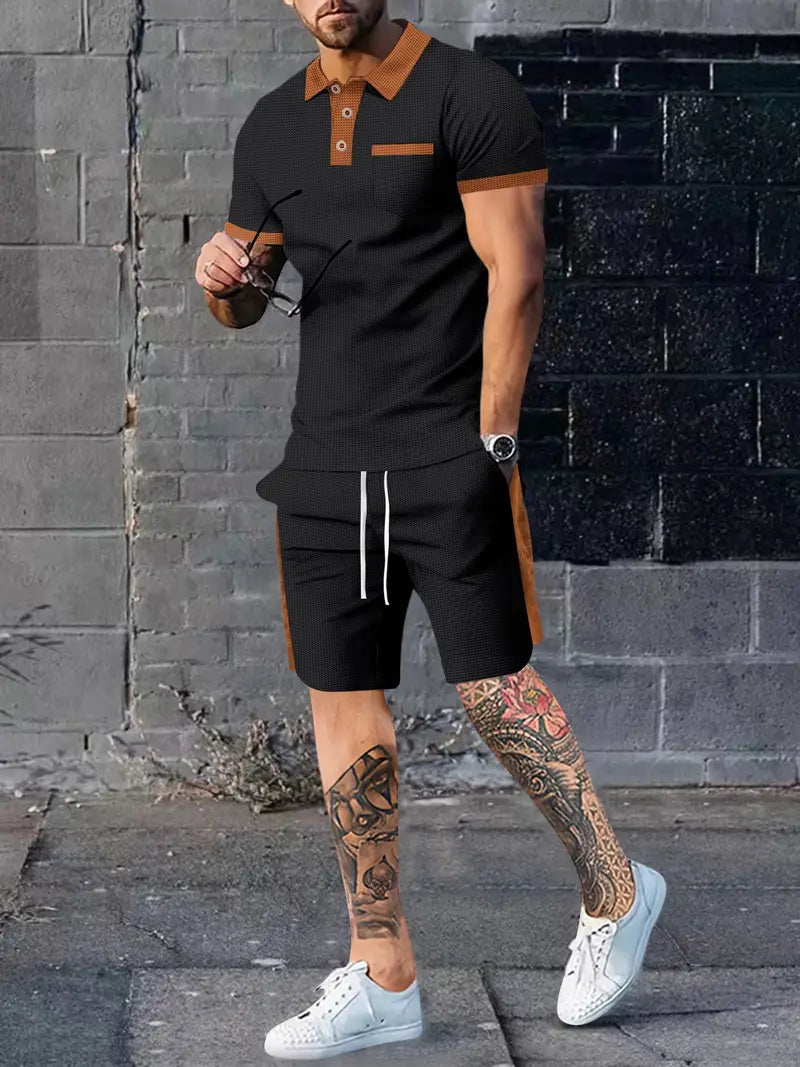 Hagen Sommer-Set: Luxuriöses Shorts und Poloshirt