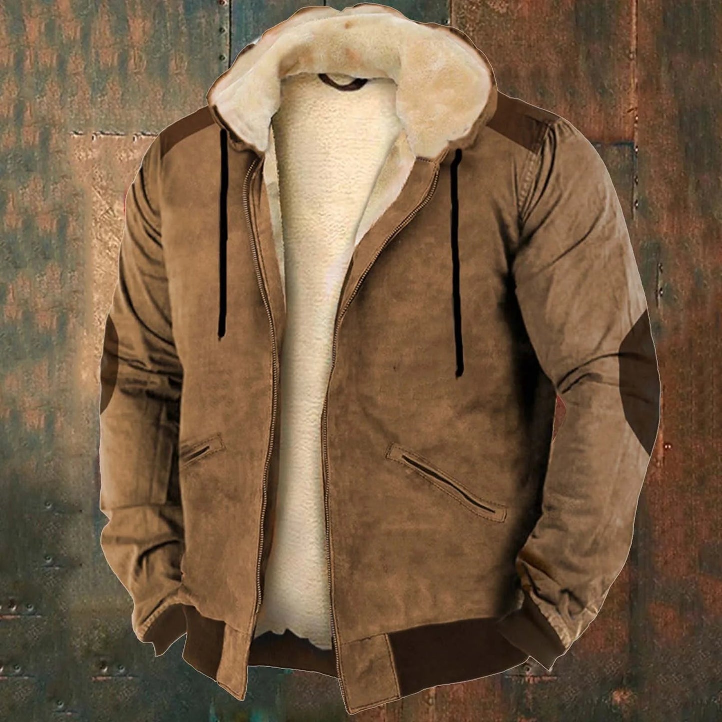 Reinhard Herren Winterjacke aus Plüsch