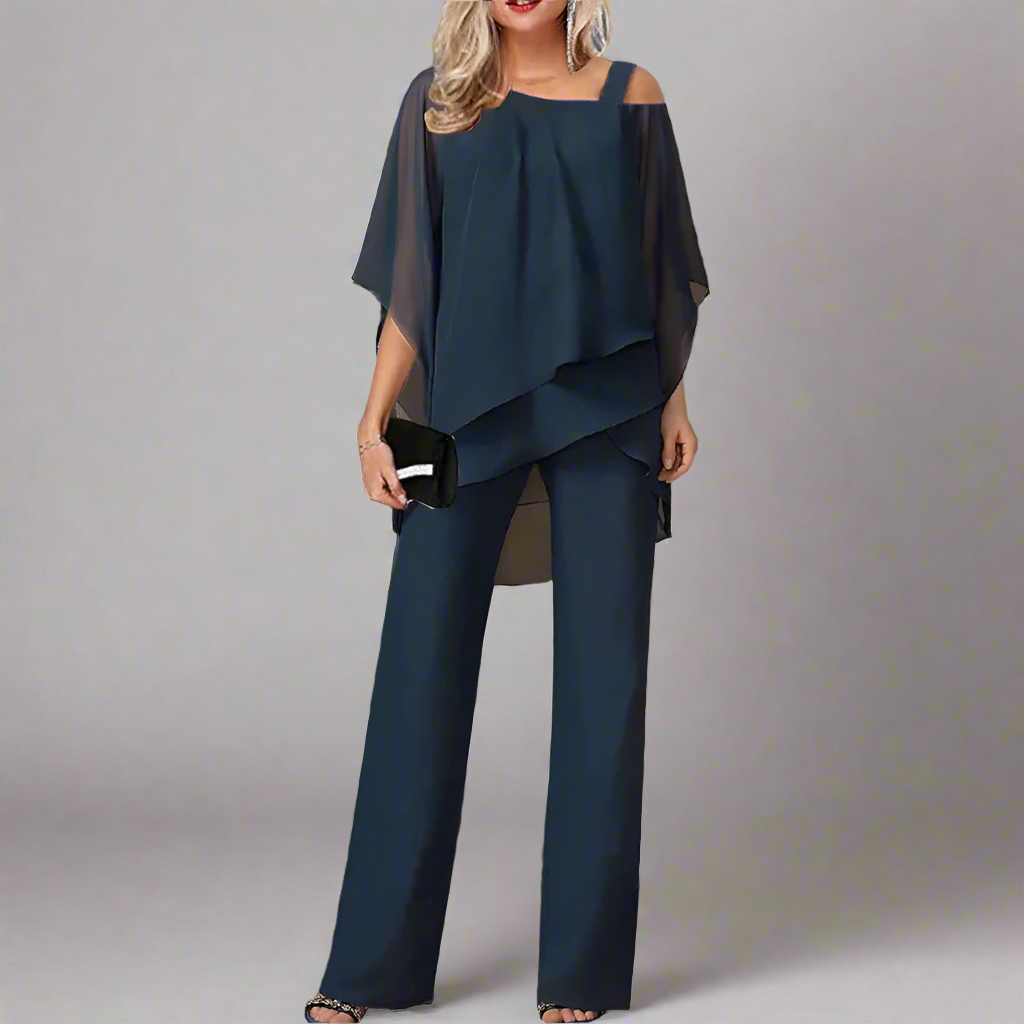 Elegantes Damen-Chiffon-Set für festliche Anlässe