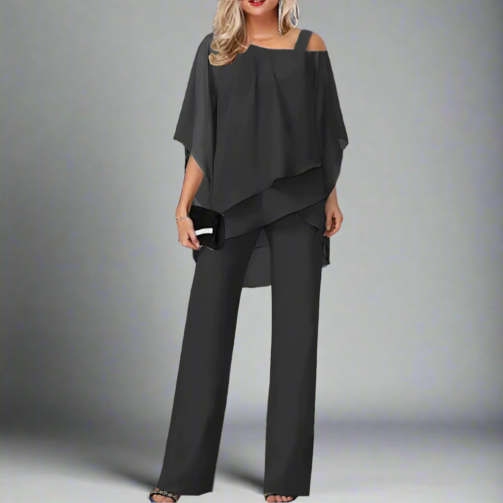 Elegantes Damen-Chiffon-Set für festliche Anlässe