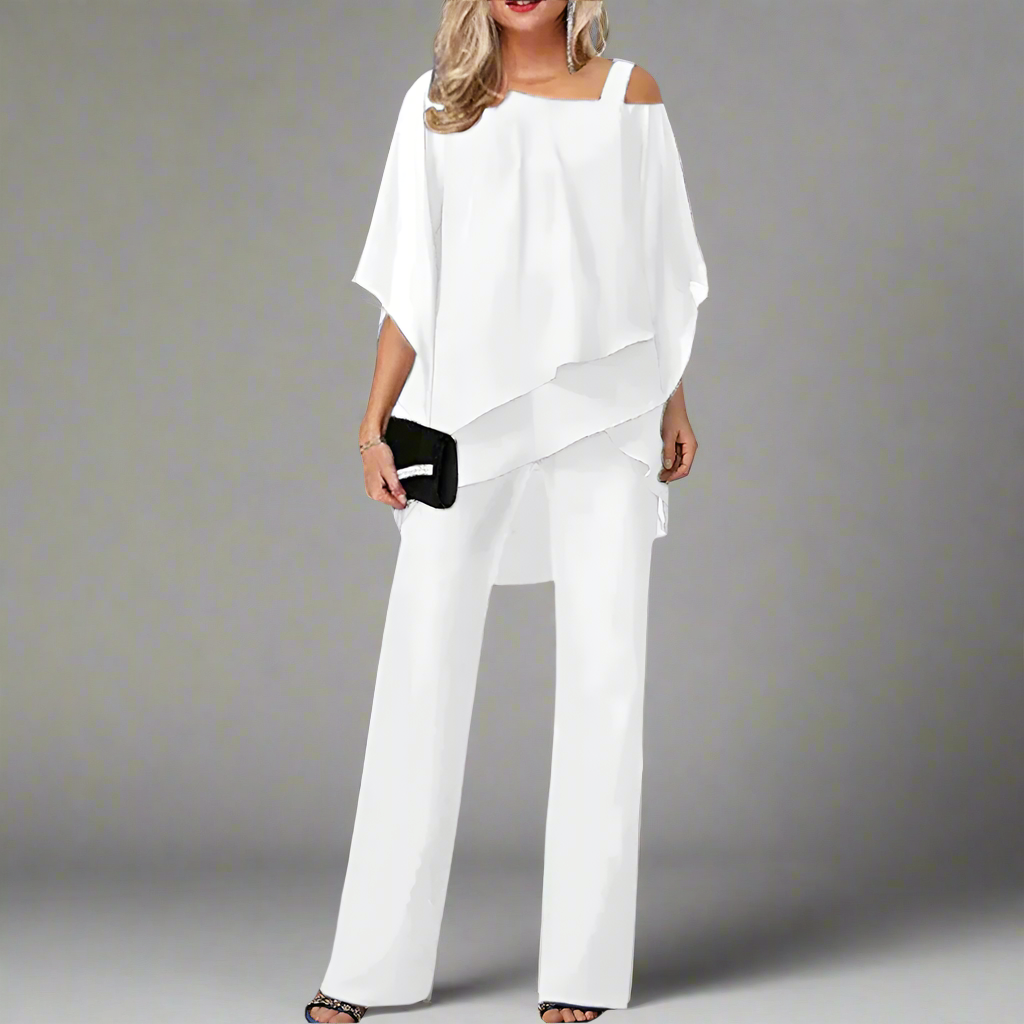 Elegantes Damen-Chiffon-Set für festliche Anlässe