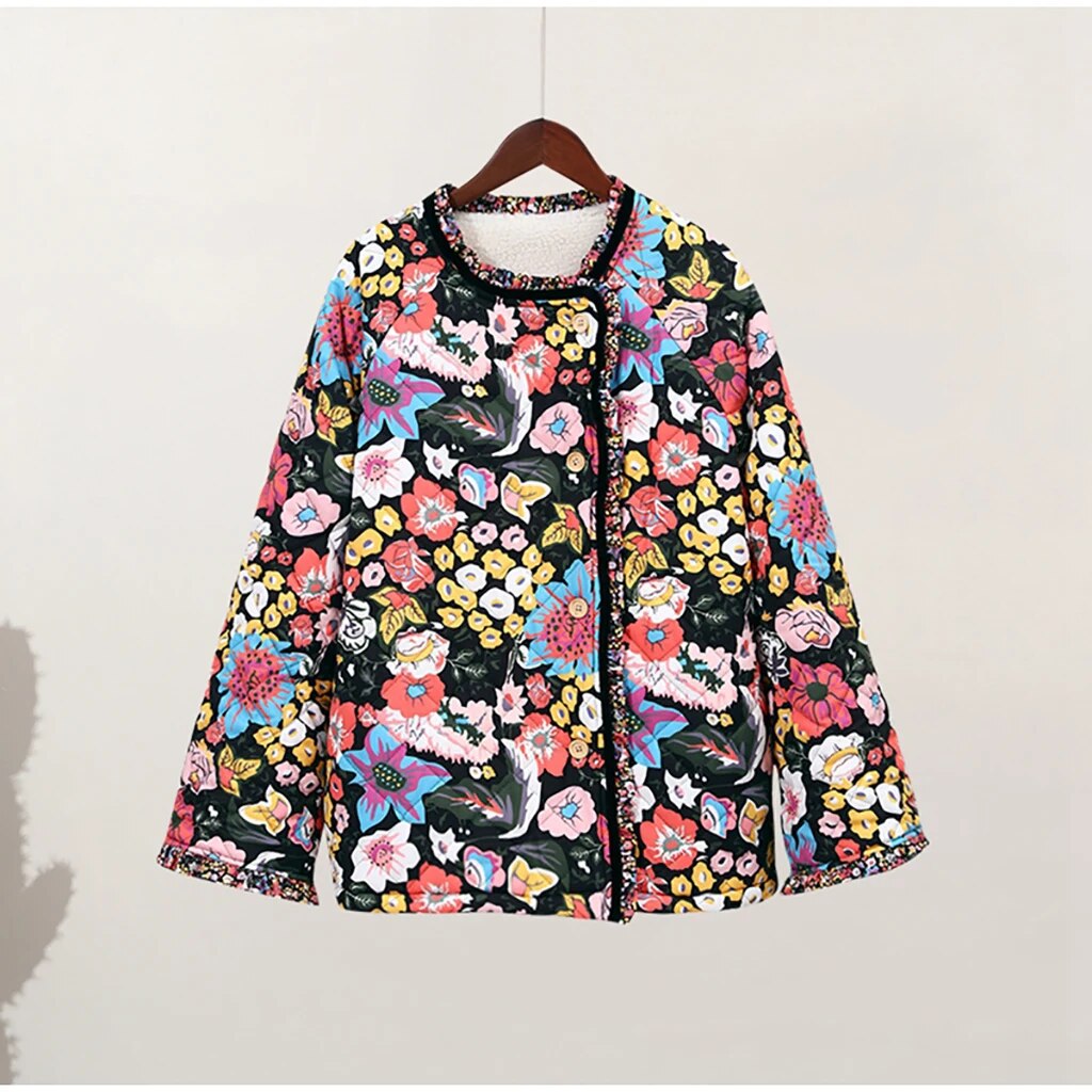 Krohn-e | Blazer mit Blumenmuster
