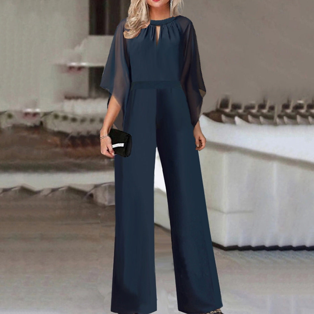 Regina Hose und Oberteil mit Fledermausärmeln, asymmetrisches Design