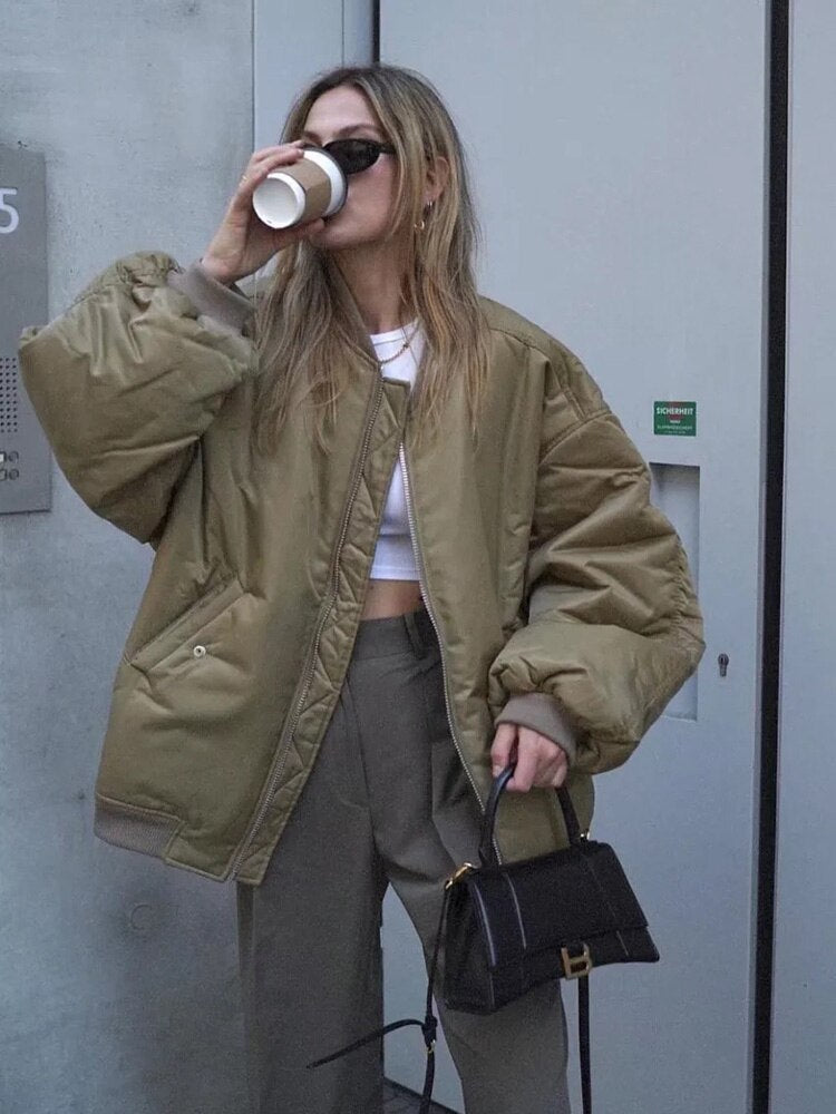 Damen Bomberjacke in Übergröße